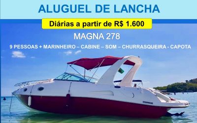 LANCHA MAGNA 278 9 PESSOAS